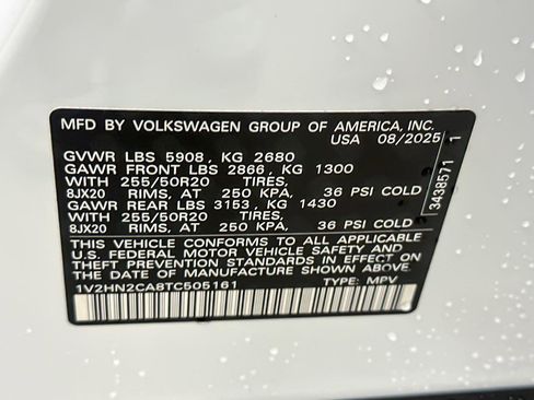 New 2026 Volkswagen Atlas SE image 27