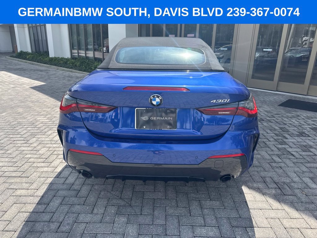 Used 2021 BMW 430i Convertible w/ M Sport Package RWD image 5