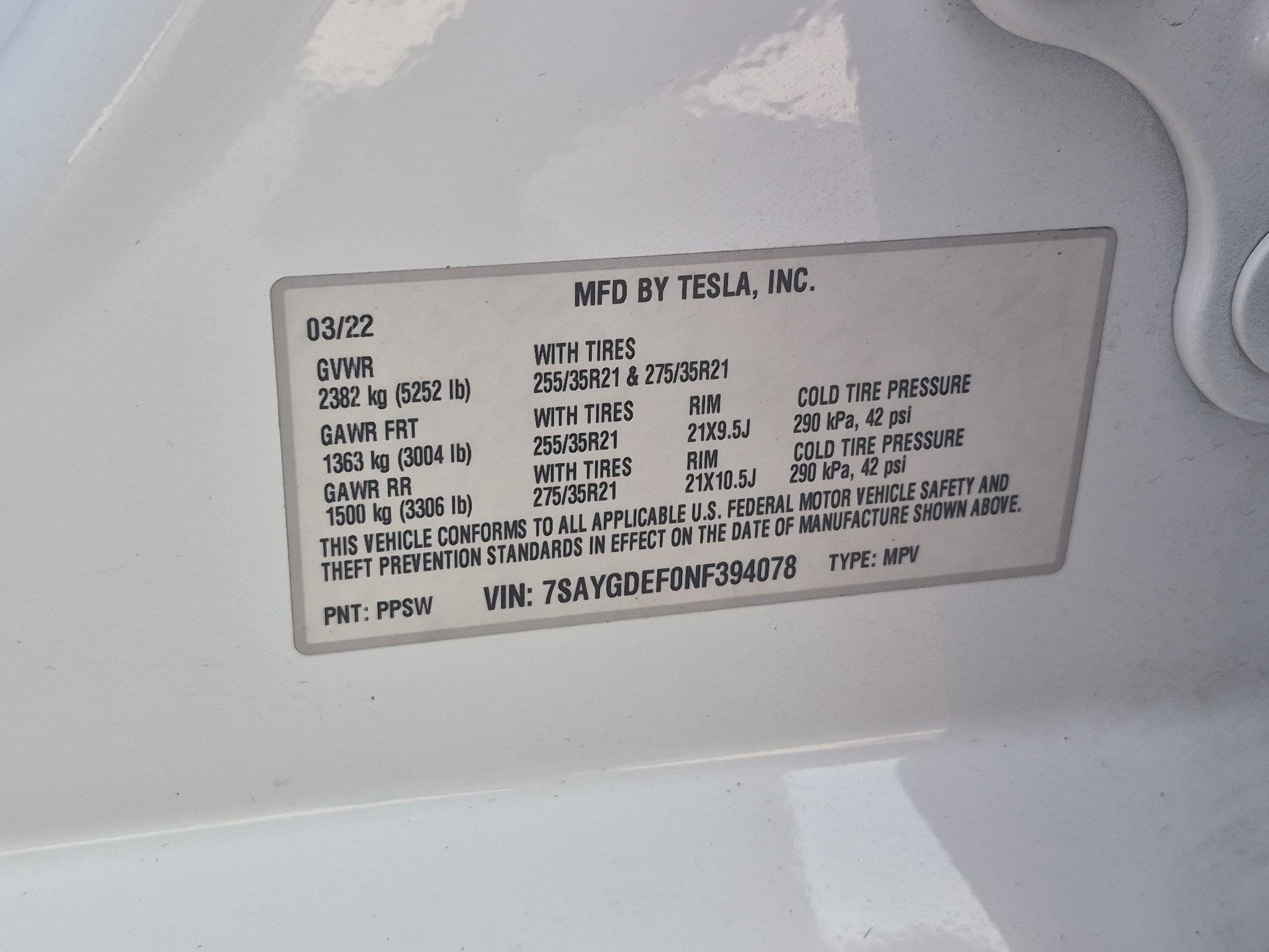 Used 2022 Tesla Model Y Performance AWD/4WD image 32