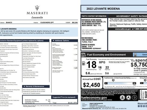 Certified 2022 Maserati Levante Modena image 32