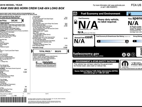 Used 2018 RAM 3500 Big Horn image 5