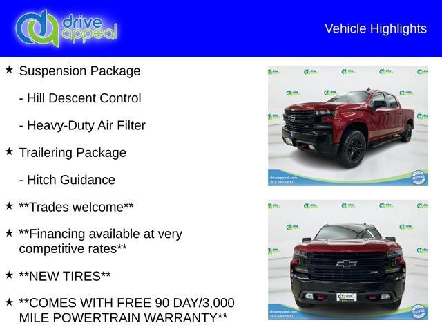 Used 2022 Chevrolet Silverado 1500 LT Trail Boss w/ Bed Protection Package AWD/4WD image 12