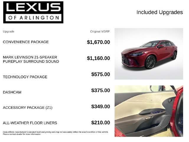 Used 2026 Lexus RX 350 AWD w/ Convenience Package image 4
