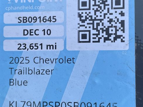 Used 2025 Chevrolet TrailBlazer LT image 26