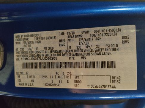 Used 2020 Ford Escape SE image 33