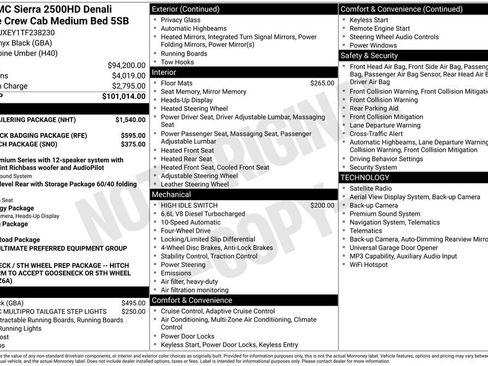 Used 2026 GMC Sierra 2500 Denali Ultimate w/ Max Trailering Package AWD/4WD image 41
