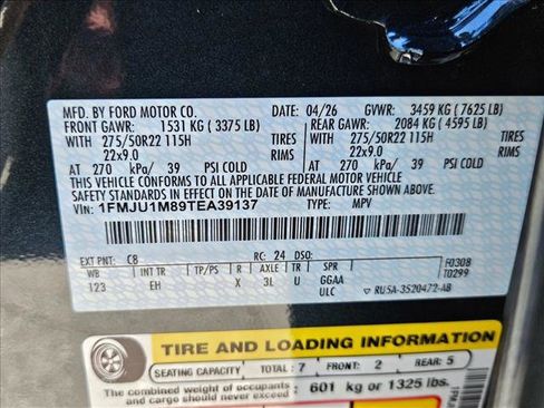 New 2026 Ford Expedition Platinum AWD/4WD image 17