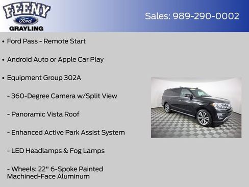 Used 2020 Ford Expedition Max Limited w/ Equipment Group 302A AWD/4WD image 8