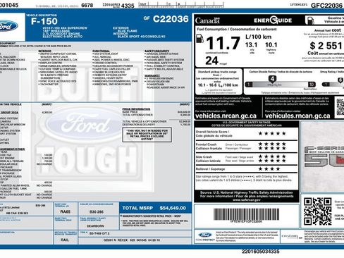 Used 2016 Ford F150 XLT w/ Equipment Group 302A Luxury AWD/4WD image 15