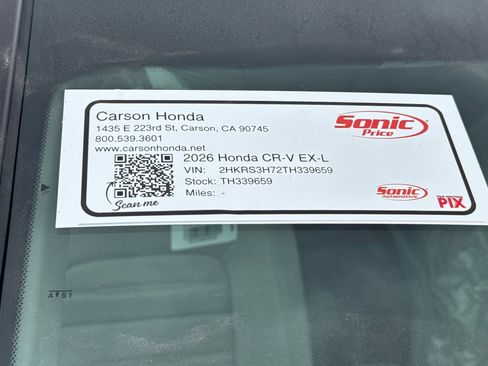 New 2026 Honda CR-V EX-L image 12