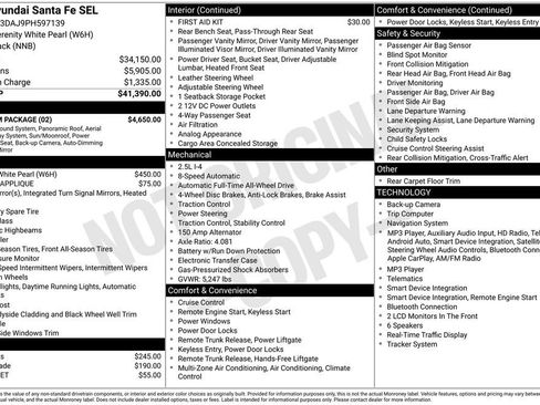 Certified 2023 Hyundai Santa Fe SEL w/ Premium Package AWD/4WD image 37