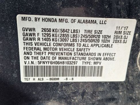 Used 2017 Honda Pilot Elite image 20