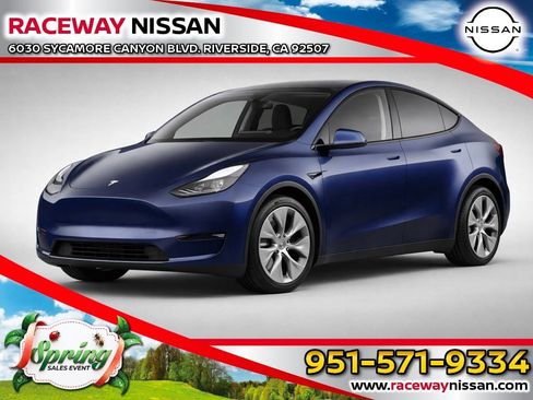 Used 2021 Tesla Model Y Long Range AWD/4WD image 1