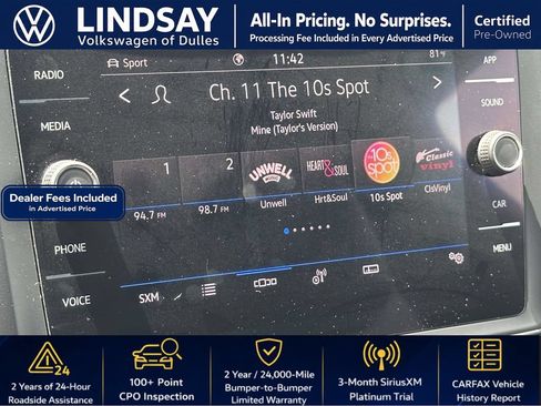 Certified 2021 Volkswagen Atlas Cross Sport SE AWD/4WD image 17