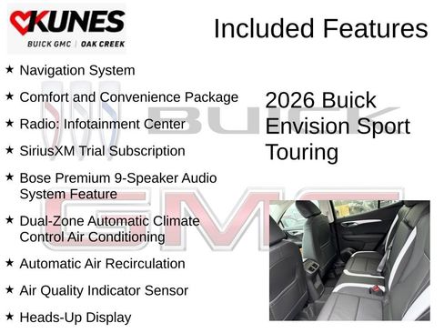 New 2026 Buick Envision Sport Touring AWD/4WD image 2
