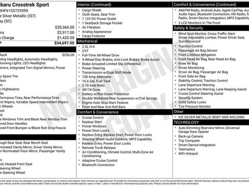 Used 2025 Subaru Crosstrek 2.5i Sport image 5