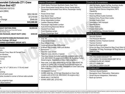 Used 2016 Chevrolet Colorado Z71 w/ Z71 Midnight Edition image 5