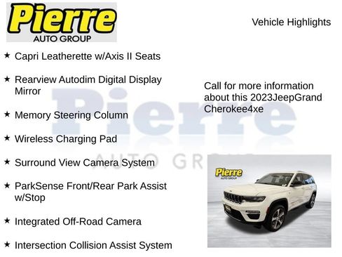 Used 2023 Jeep Grand Cherokee 4WD 4xe w/ Luxury Tech Group II image 14