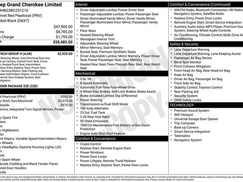 Used 2024 Jeep Grand Cherokee Limited w/ Luxury Tech Group II image 36