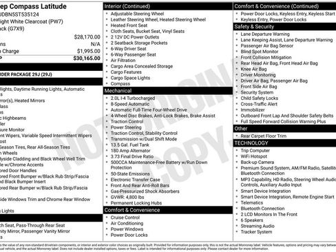 Used 2025 Jeep Compass Latitude AWD/4WD image 2