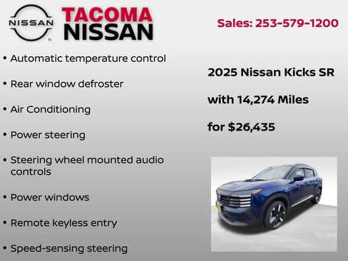 Used 2025 Nissan Kicks SR image 6