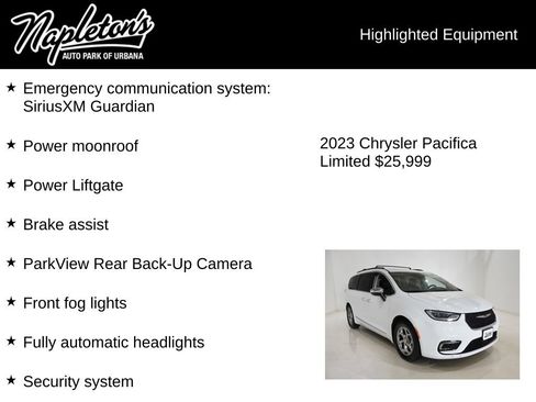 Used 2023 Chrysler Pacifica Limited FWD image 16