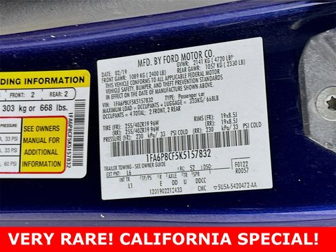 Used 2019 Ford Mustang GT Premium w/ California Special Package image 32