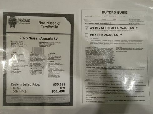 Used 2025 Nissan Armada SV AWD/4WD image 33