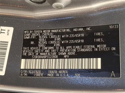 Used 2023 Toyota Highlander L image 28