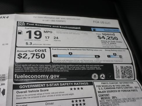 Used 2025 RAM 1500 Rebel w/ Advanced Safety Group II AWD/4WD image 69