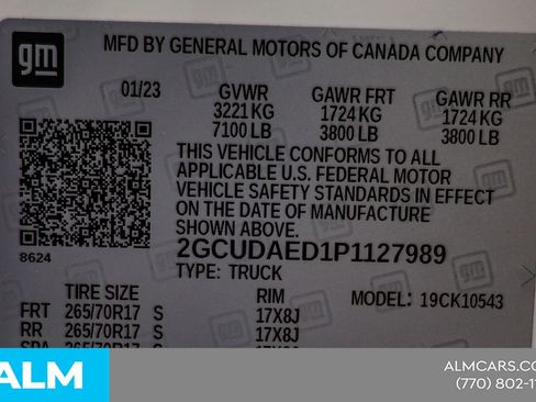 Used 2023 Chevrolet Silverado 1500 W/T w/ WT Value Package AWD/4WD image 43