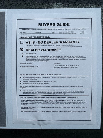 Certified 2024 Hyundai Tucson Limited AWD/4WD image 33