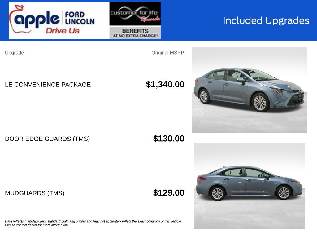Used 2023 Toyota Corolla LE w/ LE Convenience Package FWD image 4