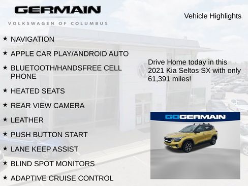 Used 2021 Kia Seltos SX image 6