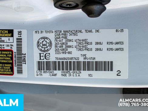 Used 2025 Toyota Sequoia 4WD image 46