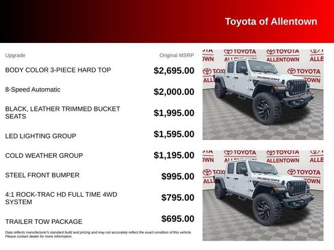 Used 2022 Jeep Gladiator Rubicon w/ LED Lighting Group AWD/4WD image 5