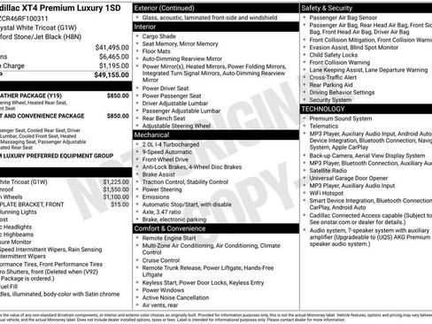 Used 2024 Cadillac XT4 Premium Luxury FWD image 29