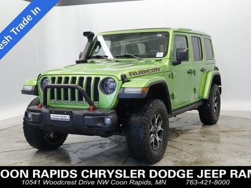 Used 2019 Jeep Wrangler Unlimited Rubicon w/ Uconnect 4C Nav & Sound Group AWD/4WD image 1