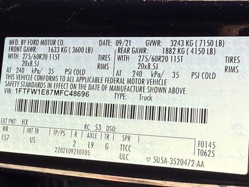 Used 2021 Ford F150 XLT w/ Equipment Group 302A High image 39