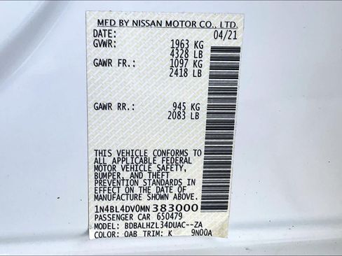 Used 2021 Nissan Altima 2.5 SV w/ SV Premium Package FWD image 32