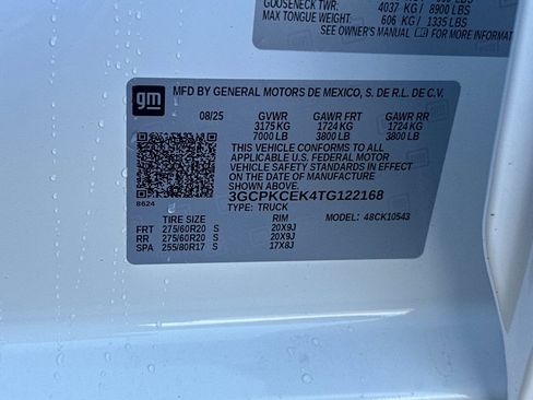 New 2026 Chevrolet Silverado 1500 Custom Trail Boss w/ Turbomax Blackout Package image 26