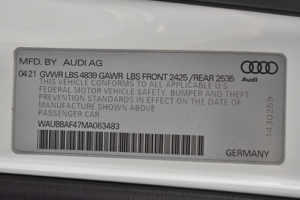 Used 2021 Audi A4 2.0T Premium Plus w/ Premium Plus Package AWD/4WD image 41
