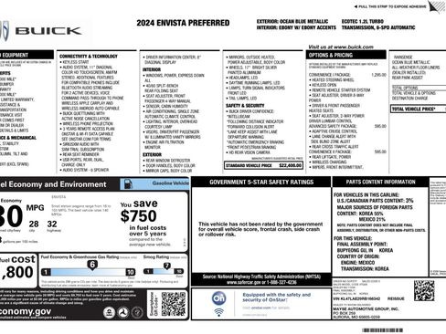 Used 2024 Buick Envista Preferred w/ Convenience I Package FWD image 50