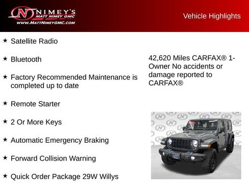 Used 2024 Jeep Wrangler Unlimited AWD/4WD image 11