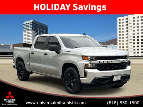 Used 2021 Chevrolet Silverado 1500 Custom w/ LPO, Dark Essentials Package image 1