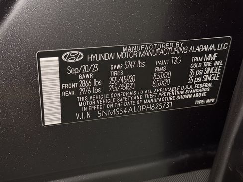 Used 2023 Hyundai Santa Fe Calligraphy FWD image 27