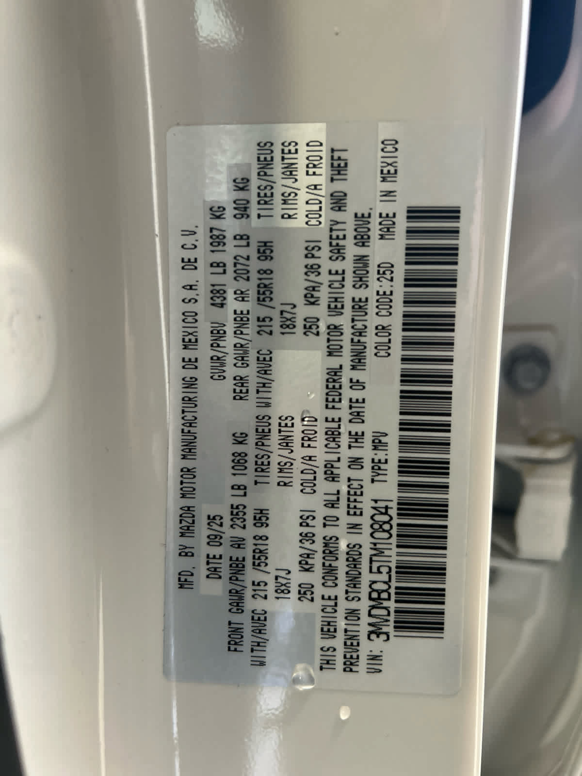 Certified 2026 MAZDA CX-30 AWD 2.5 S image 16