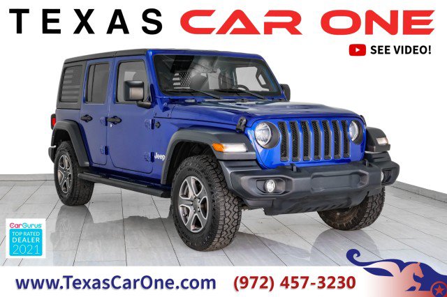 Used 2020 Jeep Wrangler Unlimited Sport S AWD/4WD image 1