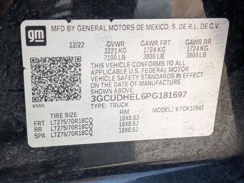 Used 2023 Chevrolet Silverado 1500 ZR2 w/ Technology Package AWD/4WD image 25