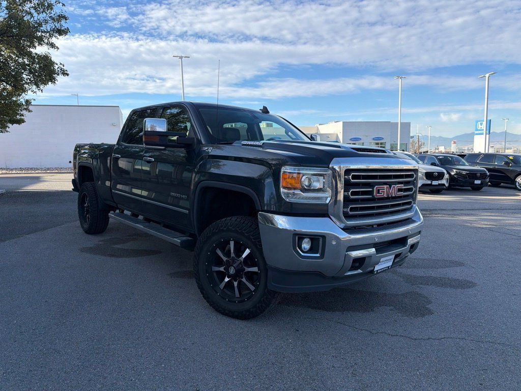 Used 2017 GMC Sierra 2500 SLT w/ Duramax Plus Package AWD/4WD image 1